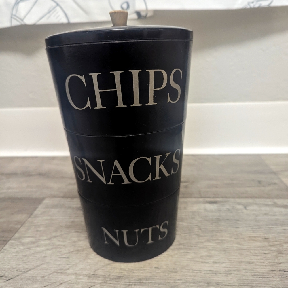 Mid-Century Stacking Snack Boxes
